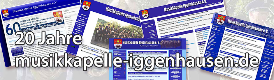 20 Jahre musikkapelle-iggenhausen.de - Fotos und Bericht
